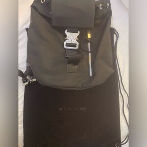 1017 ALYX 9SM BLACK TANK BACKPACK